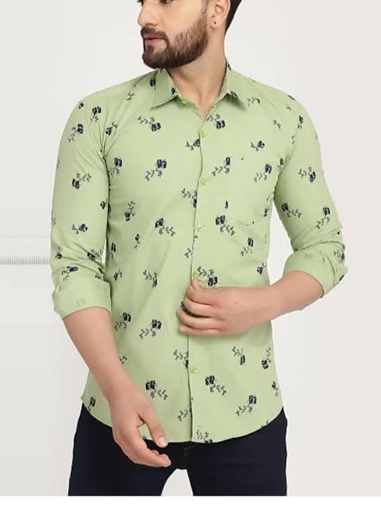 green cotton shirt - 17850472 - Zoom Image - 0