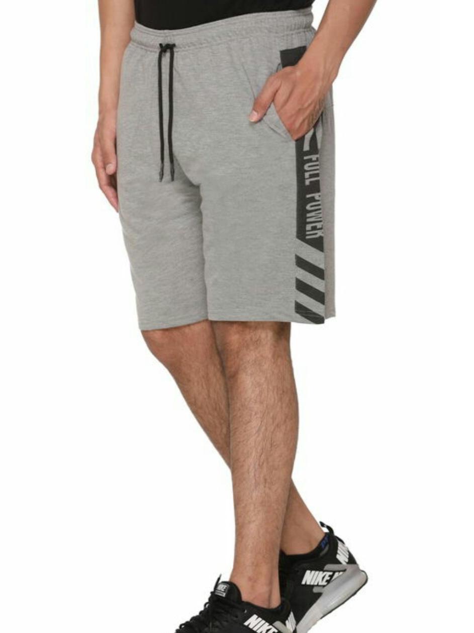 grey cotton short - 17850492 -  Zoom Image - 0