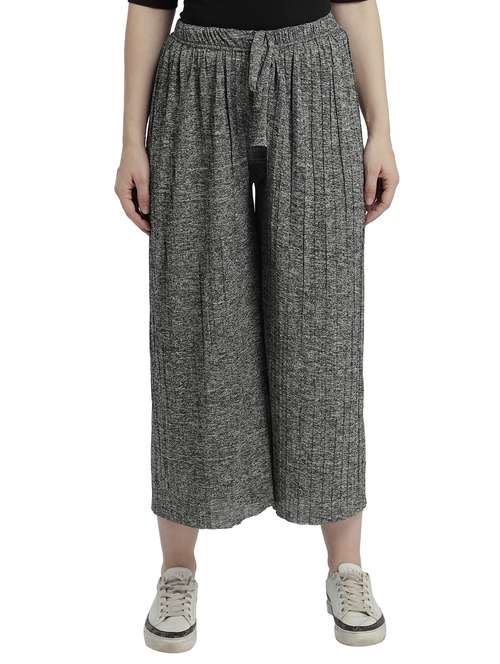 mid rise solid palazzo - 17850498 - Standard Image - 0