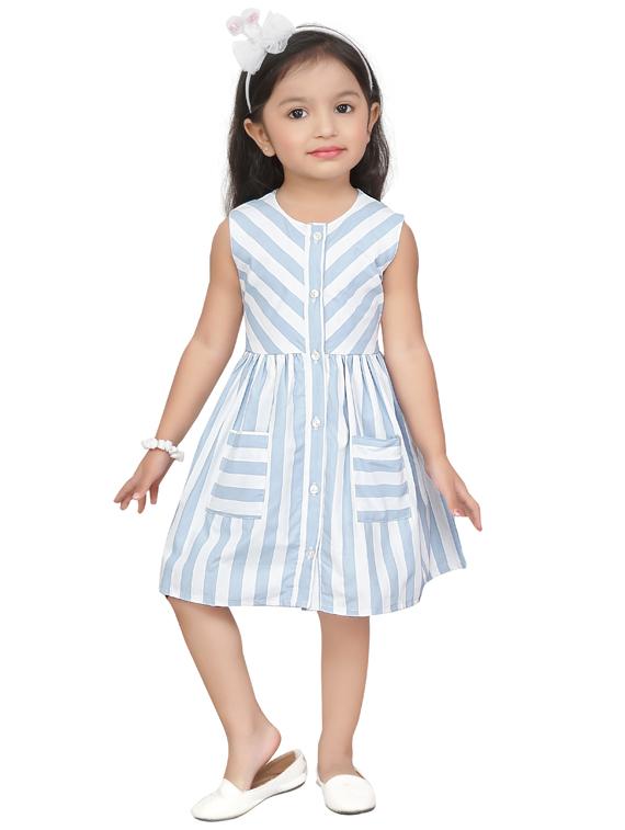 blue striped frock - 17850777 - Zoom Image - 0