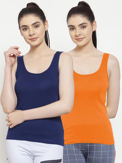 set of 2 scoop neck solid camisole - 17851305 - Standard Image - 0