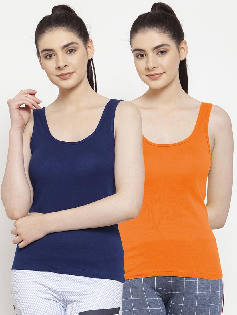 set of 2 scoop neck solid camisole - 17851305 - Zoom Image - 0