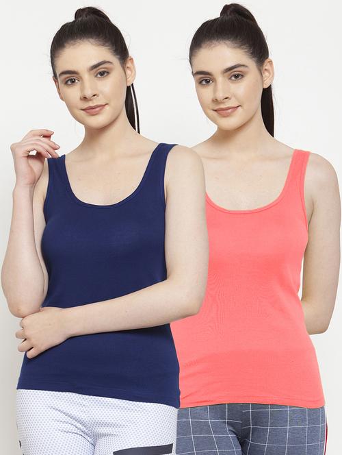 set of 2 scoop neck solid camisole - 17851311 -  Standard Image - 0
