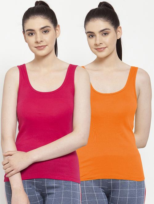 set of 2 scoop neck solid camisole - 17851323 -  Standard Image - 0