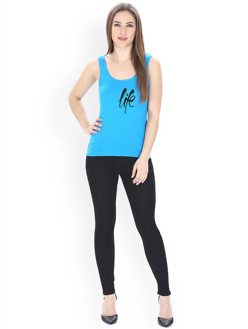 women's tank top scoop neck top - 17852734 - Standard Image - 3
