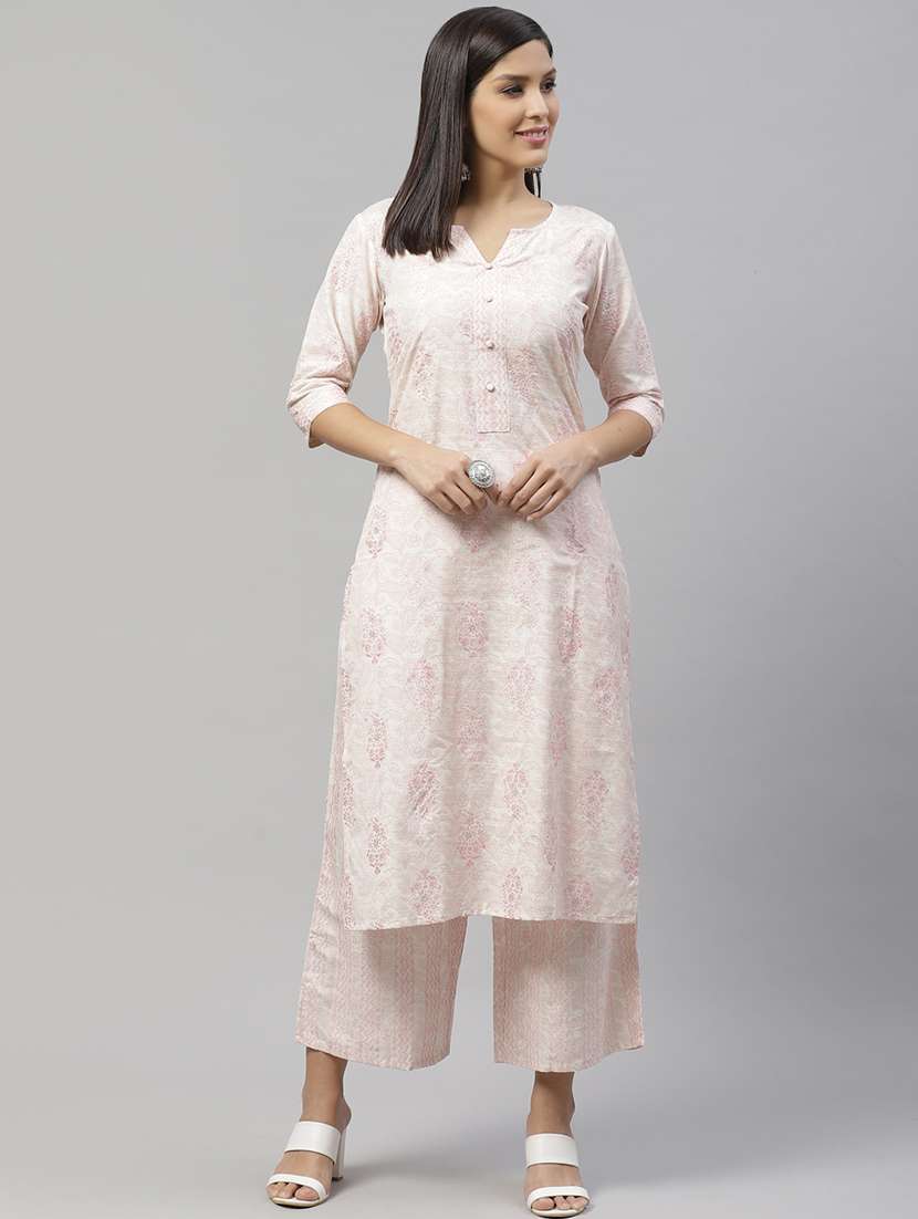 printed kurta palazzo set