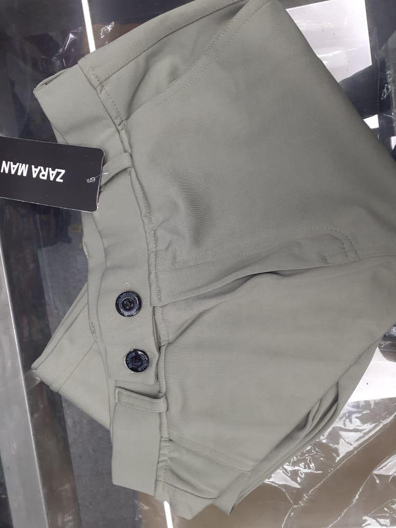green wool track pants - 17854065 -  Zoom Image - 0