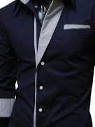 fabric pure cotton slim fit shirt  - 17854261 -  Zoom Image - 0