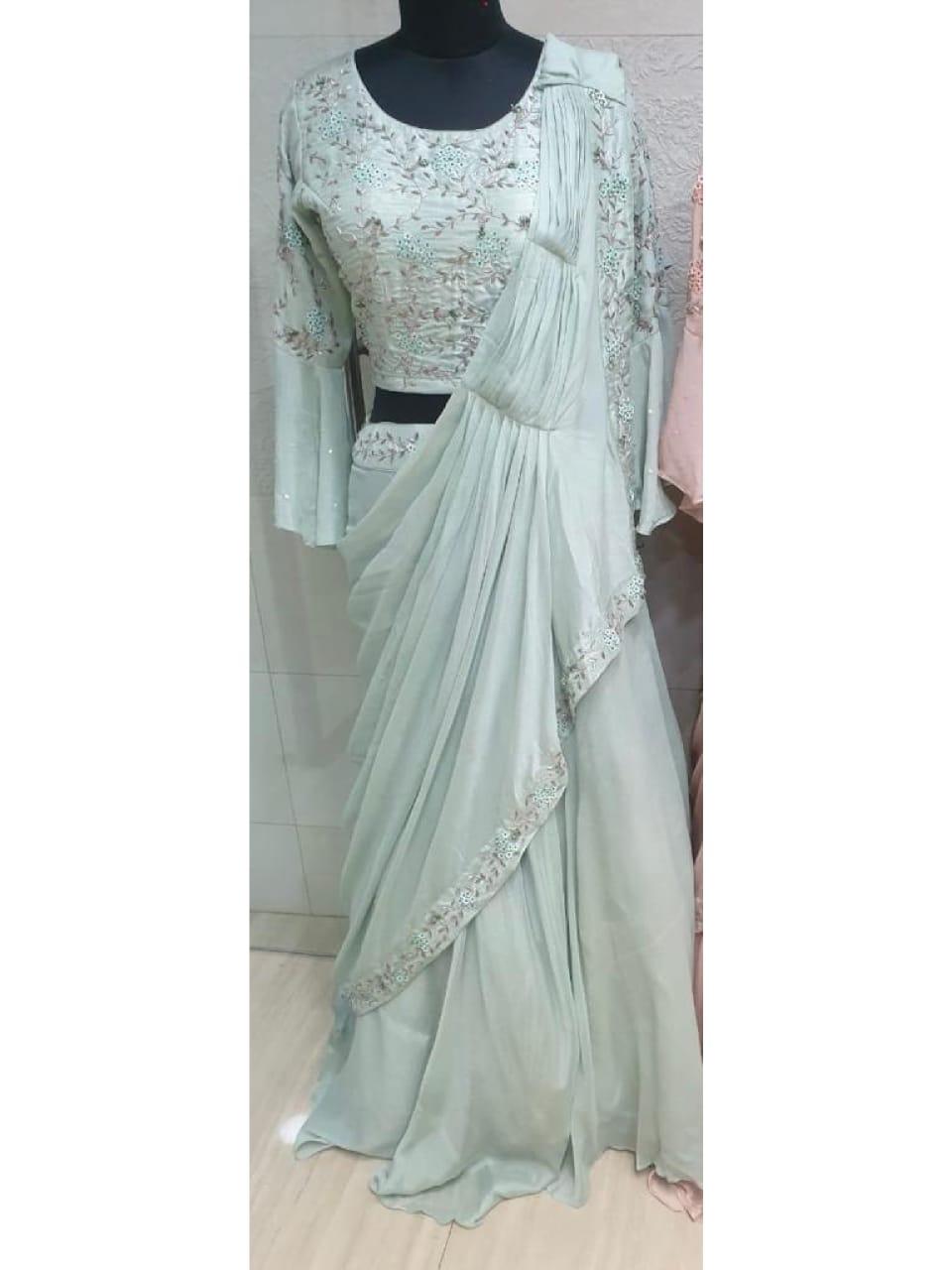designer party wear dress  - 17854576 -  Zoom Image - 0