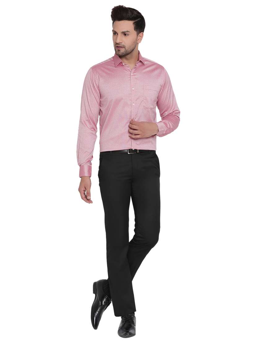 mens self design formal shirt - 17854609 -  Standard Image - 3