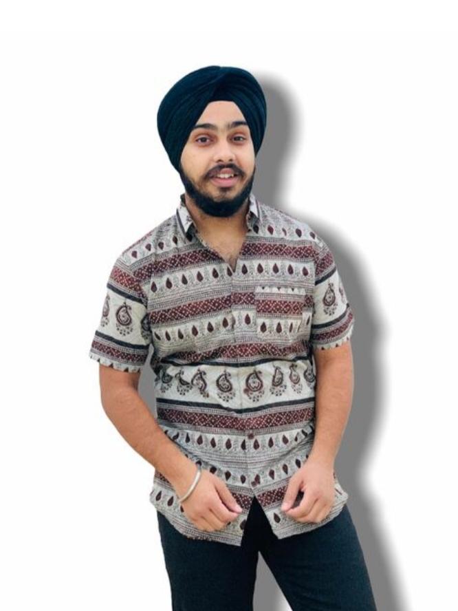 grey cotton shirt - 17854728 -  Zoom Image - 0