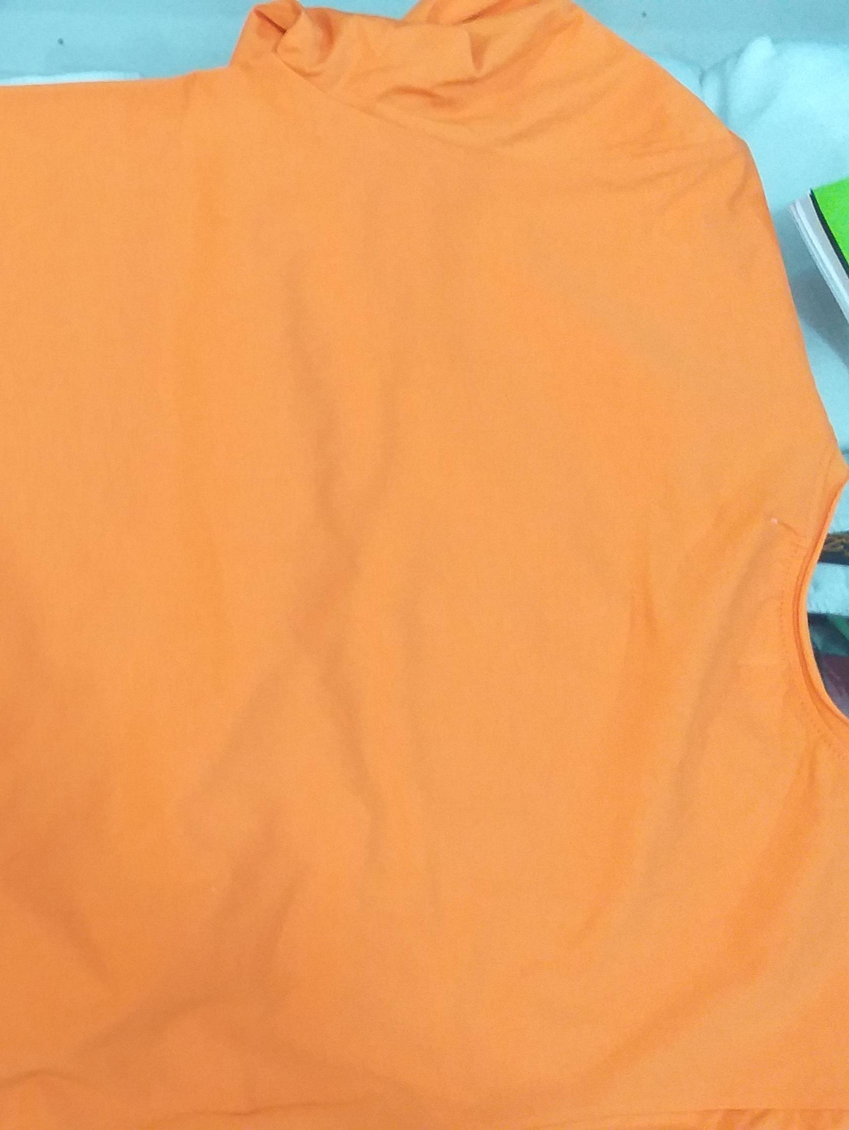 orange cotton casual shirt - 17855429 - Zoom Image - 0