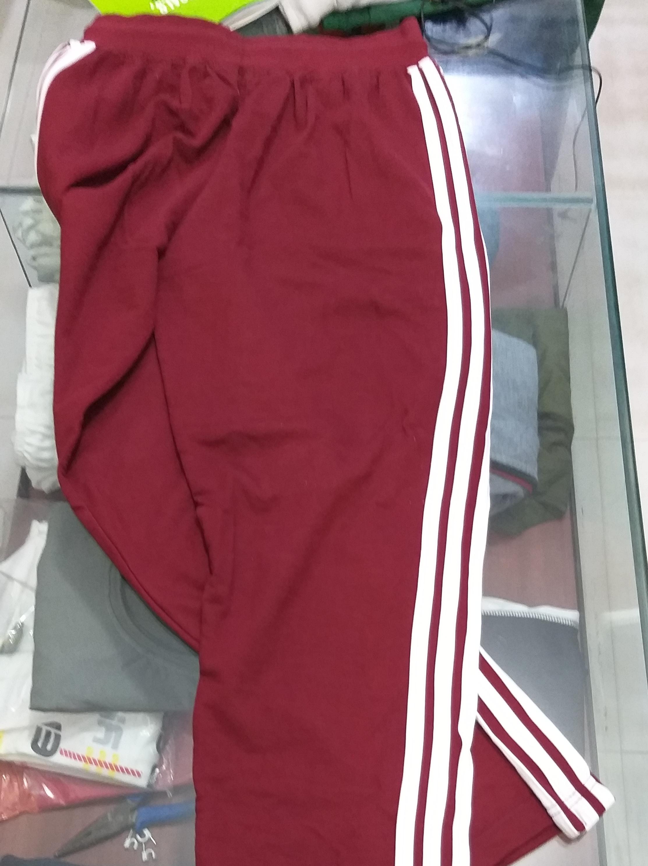 red cotton track pant - 17855439 - Zoom Image - 0