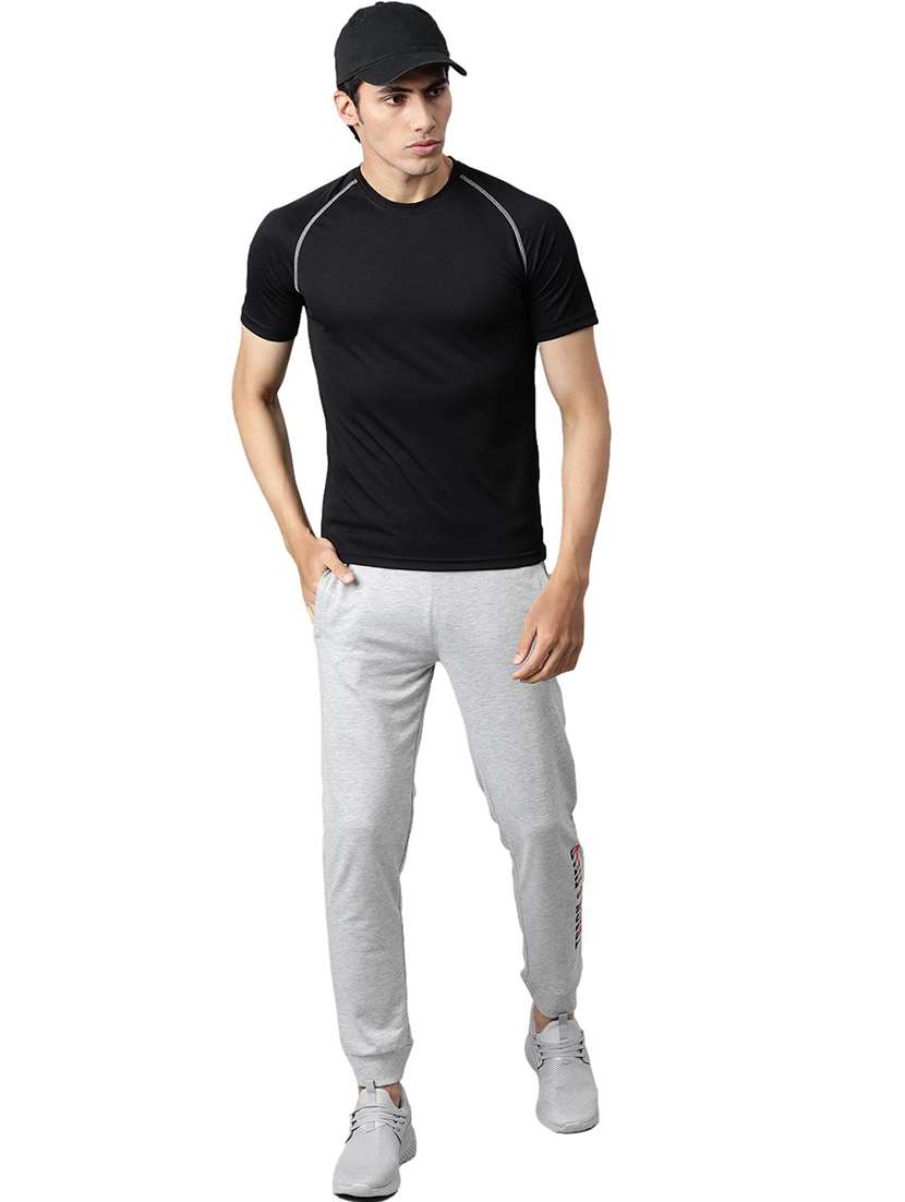 grey printed full length track pant - 17855649 -  Standard Image - 3