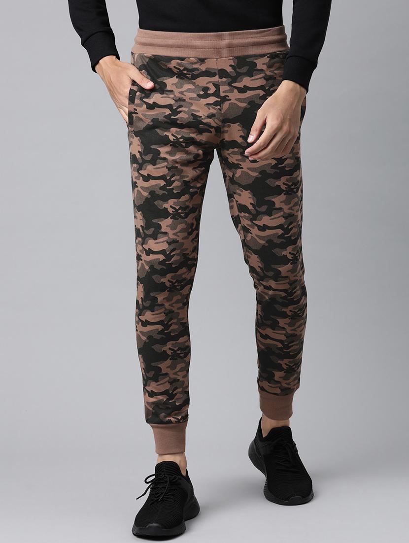 brown camouflage full length track pant - 17855654 -  Zoom Image - 0