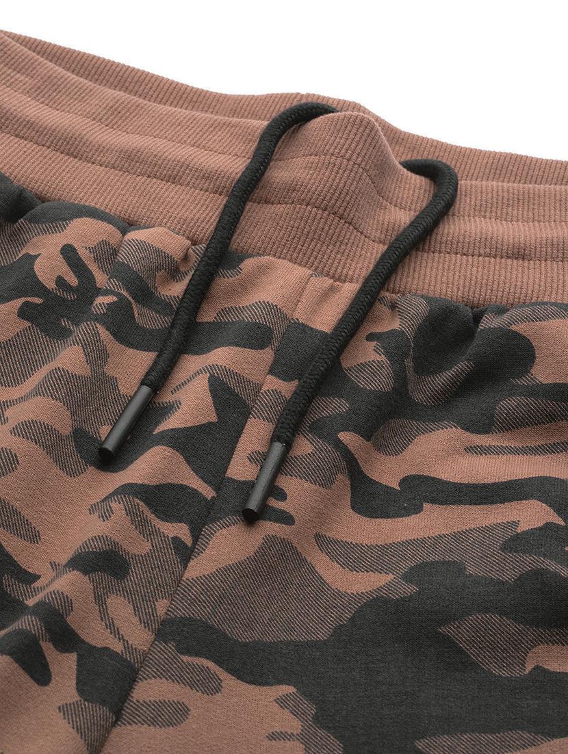 brown camouflage full length track pant - 17855654 - Standard Image - 5