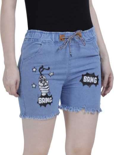 light blue denim short for girls - 17856754 - Zoom Image - 0