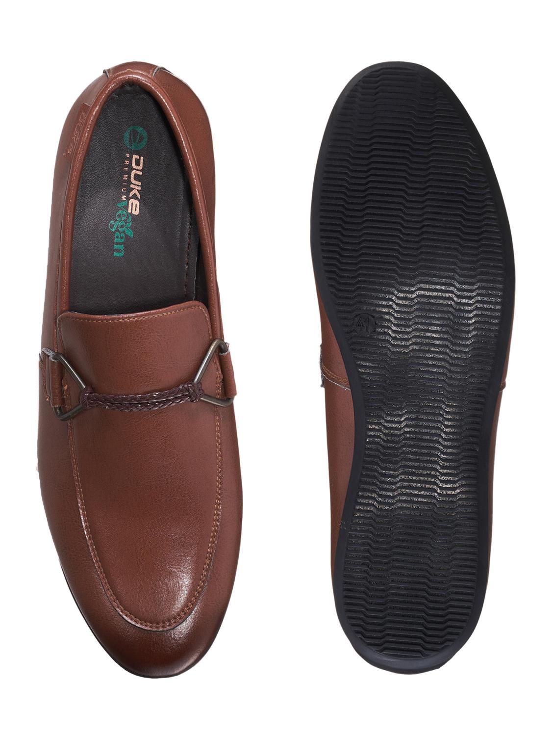 tan pu slip on loafers - 17856901 - Standard Image - 3