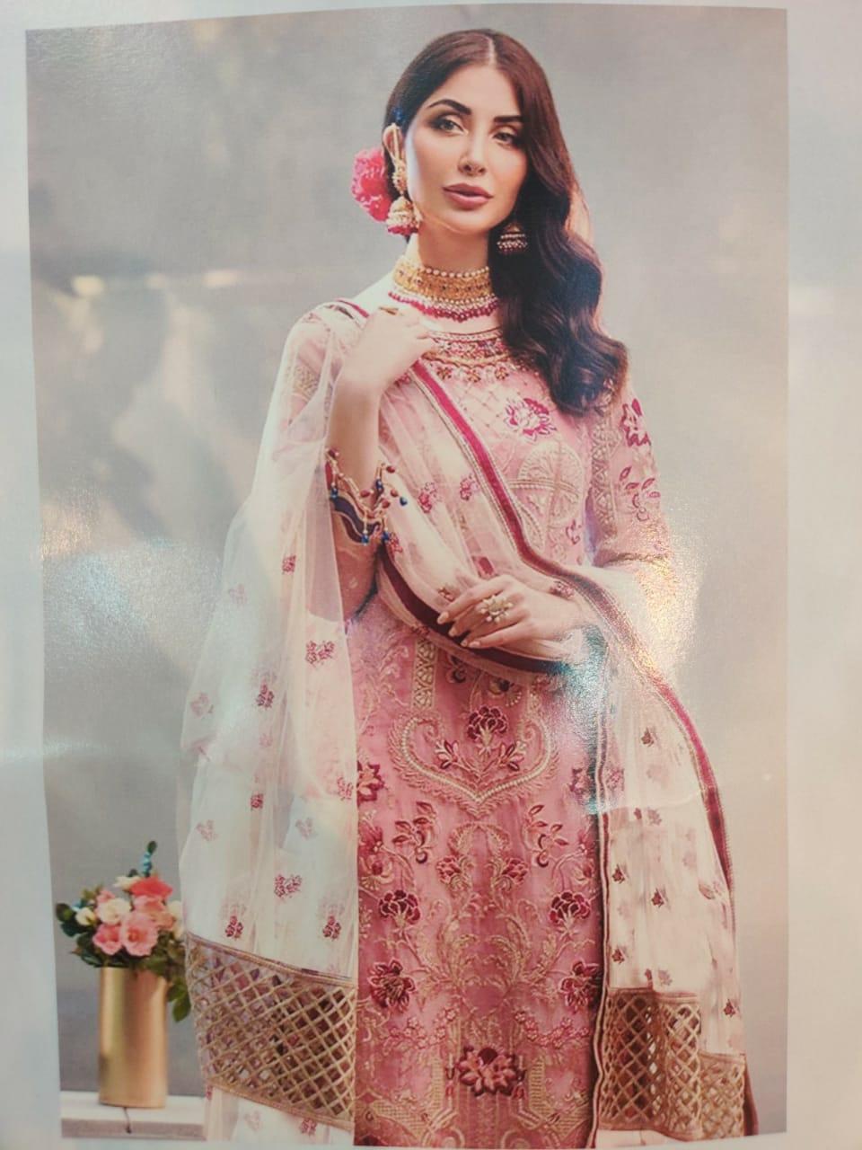 gerogette top , net dupatta ,  - 17857463 -  Zoom Image - 0