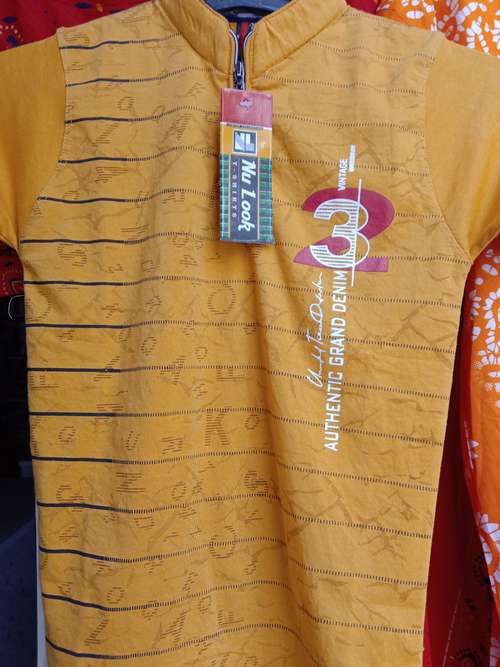yellow denim sweatshirt - 17859089 - Standard Image - 0