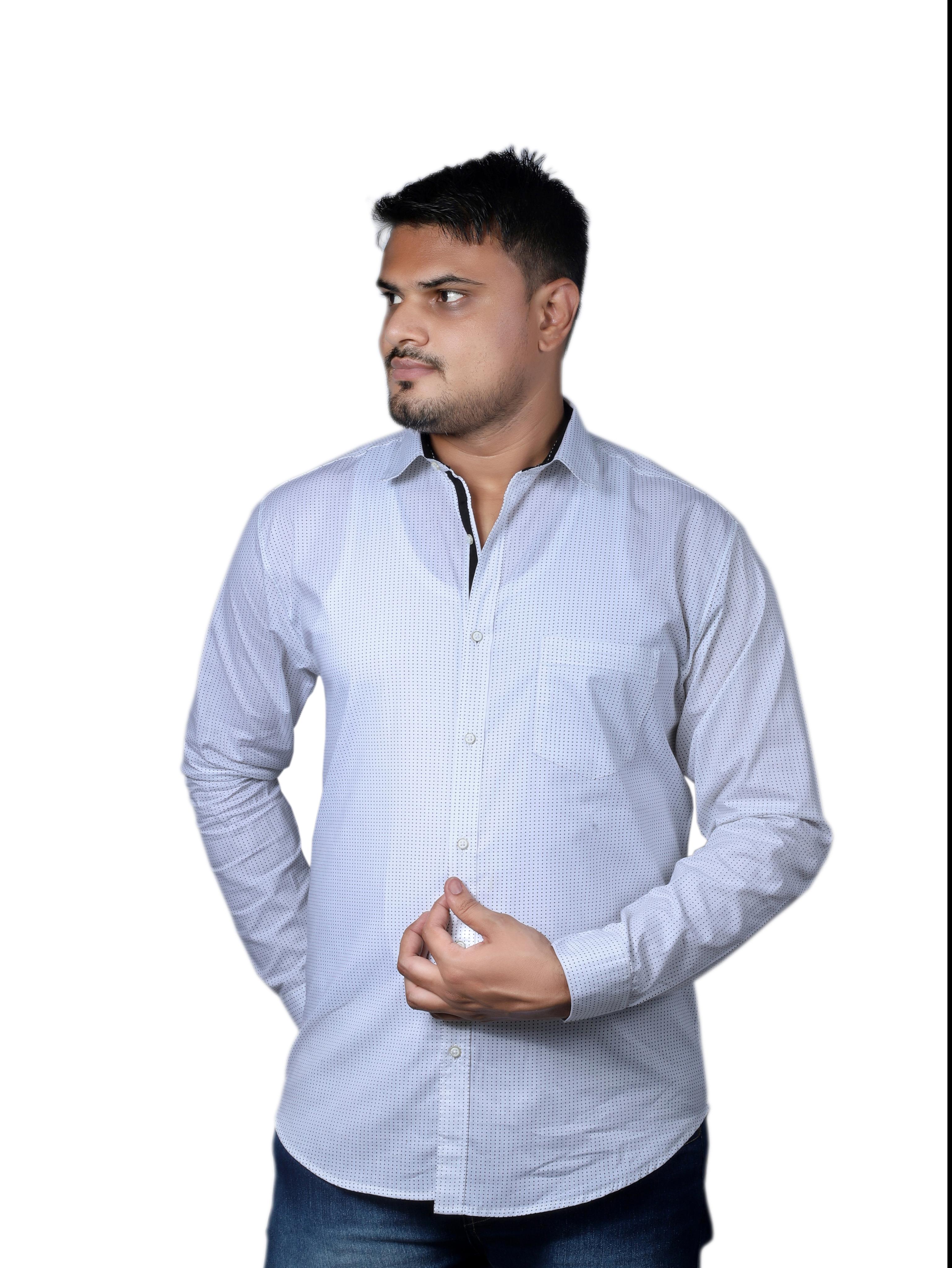jaysar stylish polka dot shirt for - 17859515 - Zoom Image - 0
