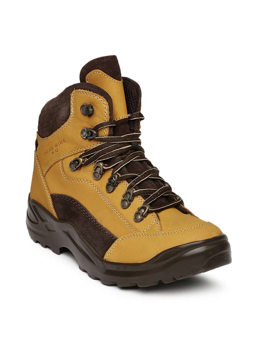 mustard lace up boot