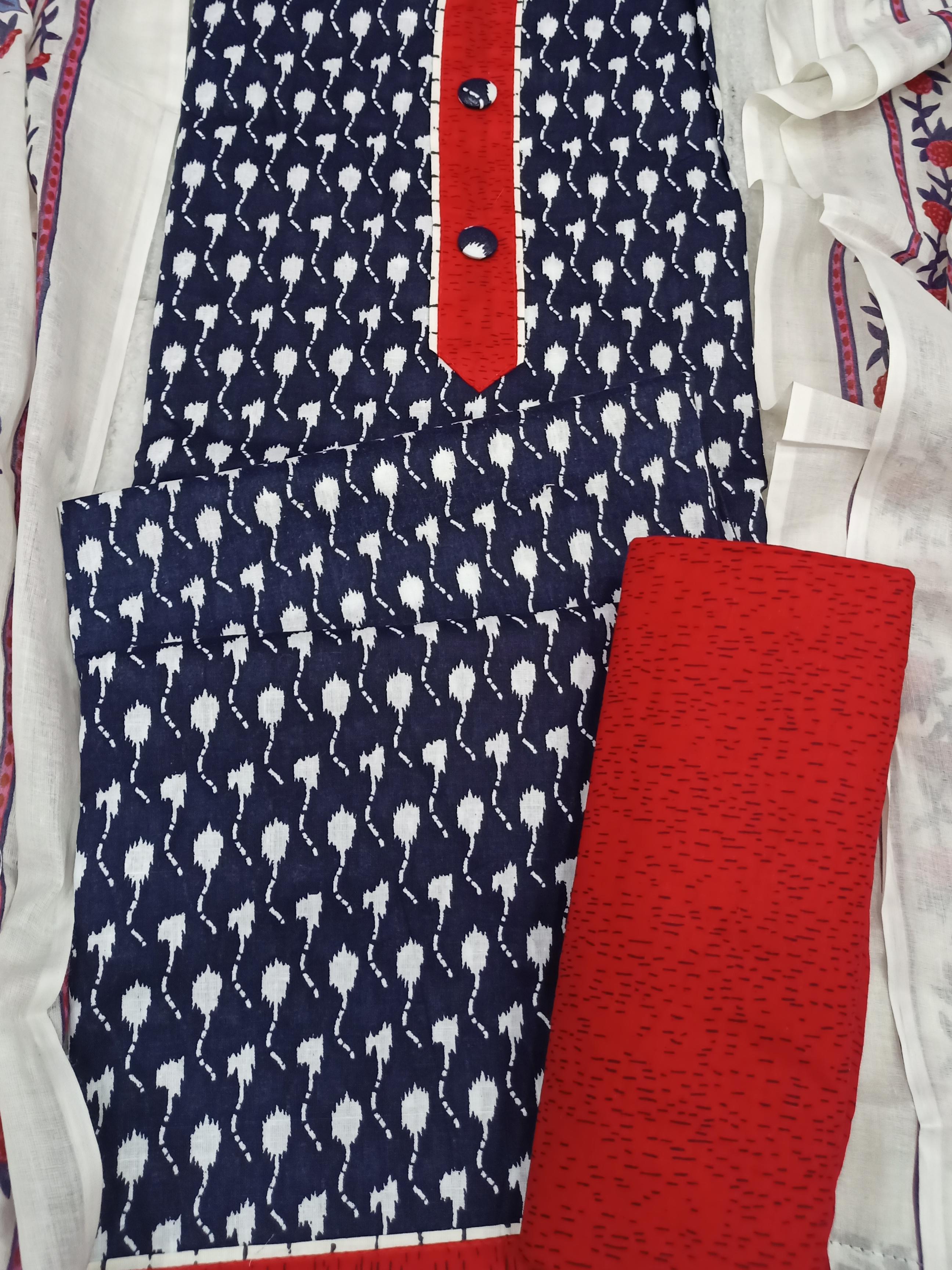cotton suit , single colour , - 17860368 - Standard Image - 3