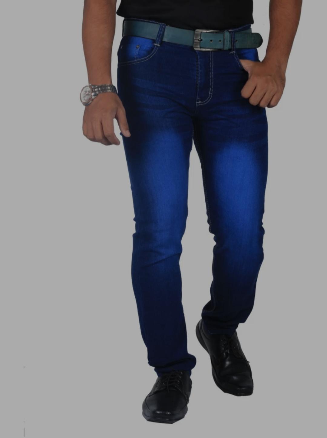 darkblue polyester jeans - 17860840 - Zoom Image - 0