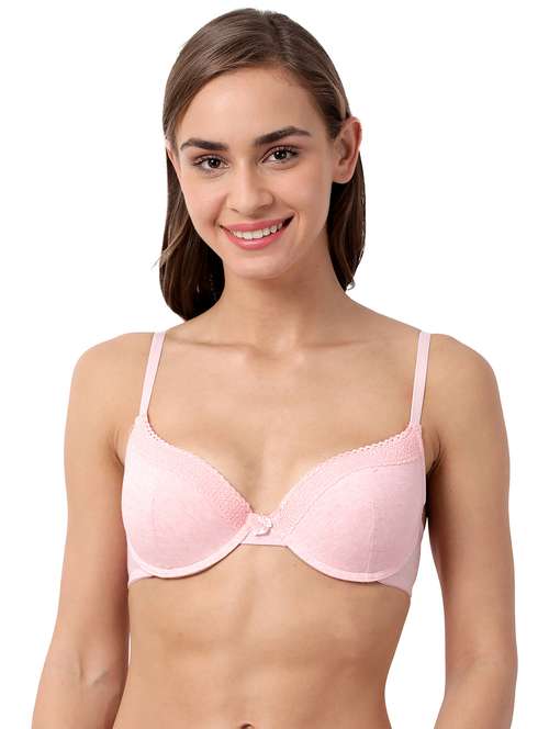 pink solid t-shirt bra - 17860882 -  Standard Image - 0