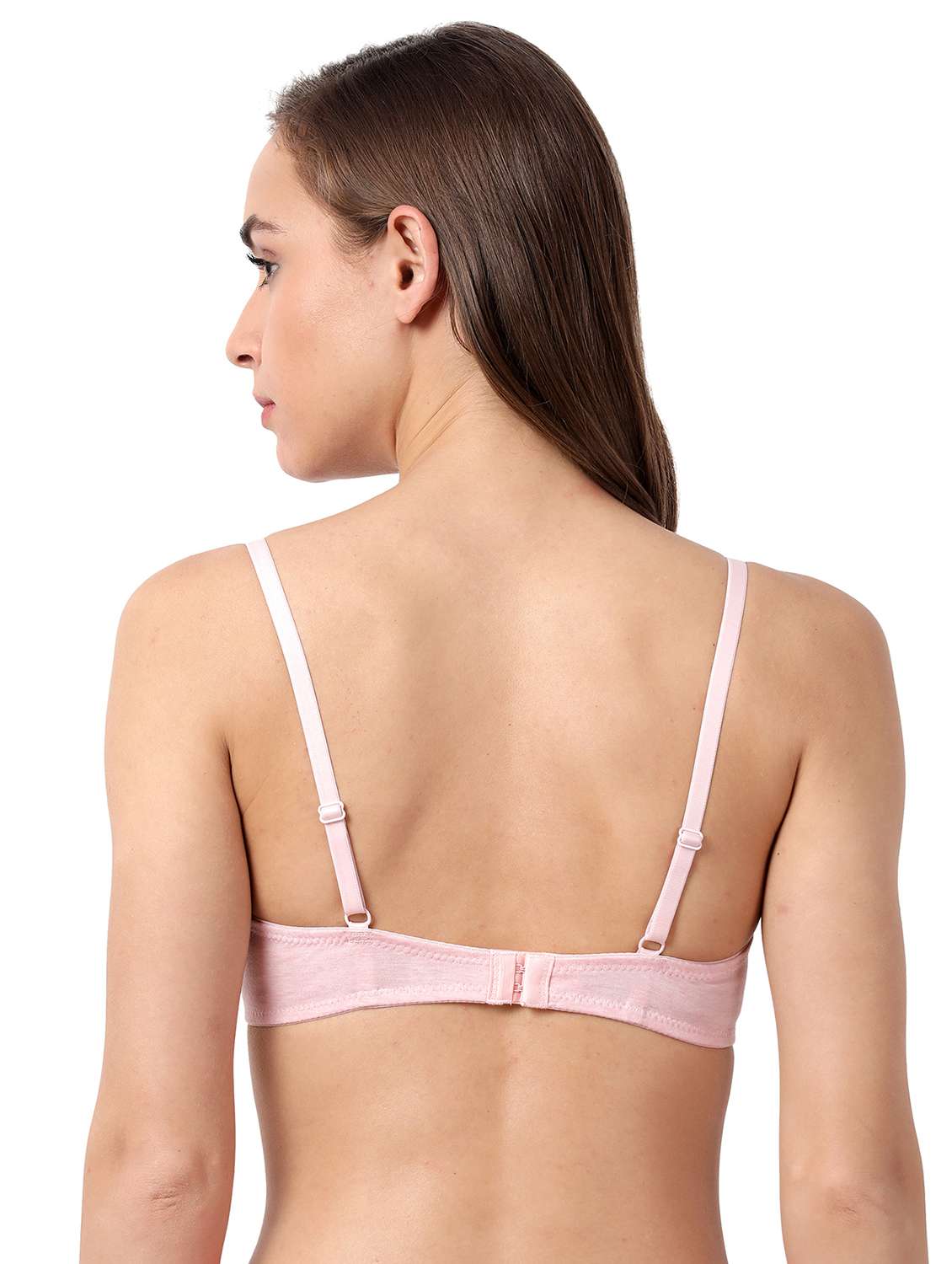 pink solid t-shirt bra - 17860882 -  Standard Image - 3