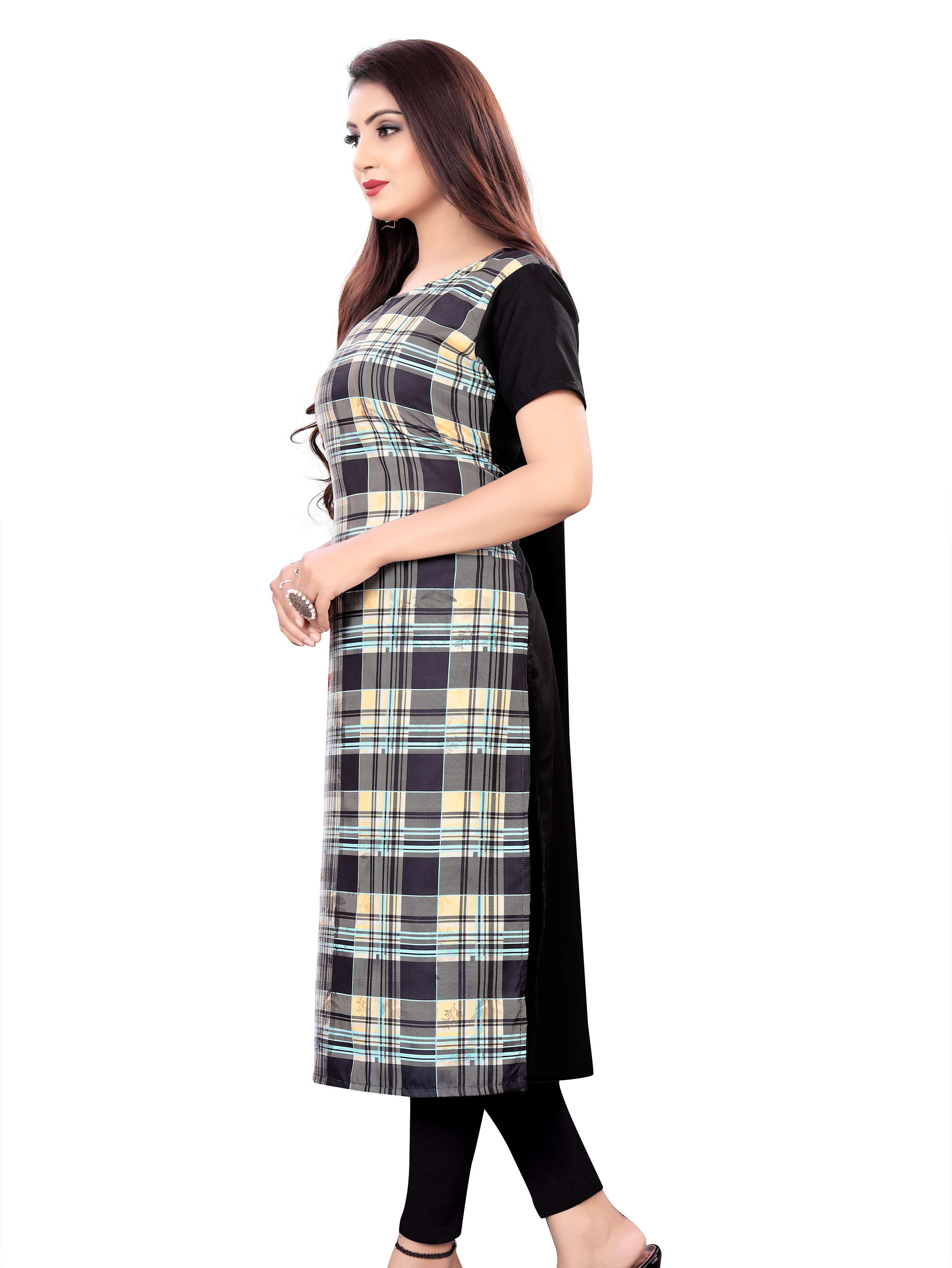 limeroad crepe kurtis