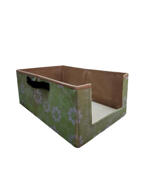 urban vibes garment storage box- floral  green - 17862425 -  Standard Image - 0
