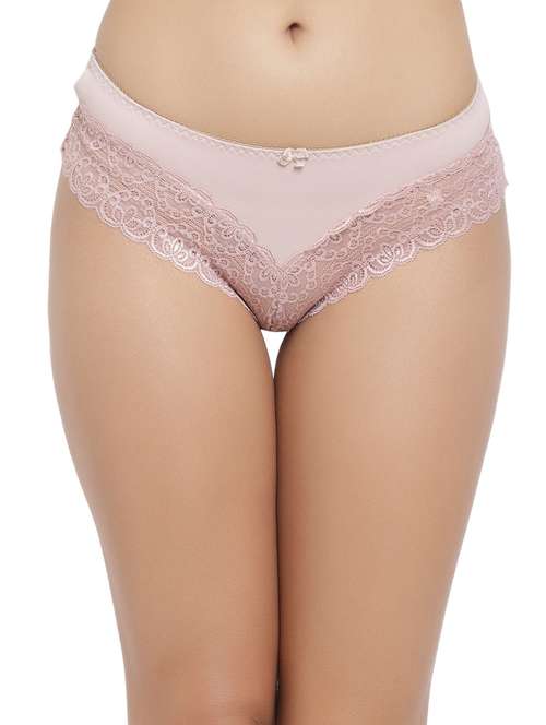 low rise lace detail bikini - 17865766 - Standard Image - 0