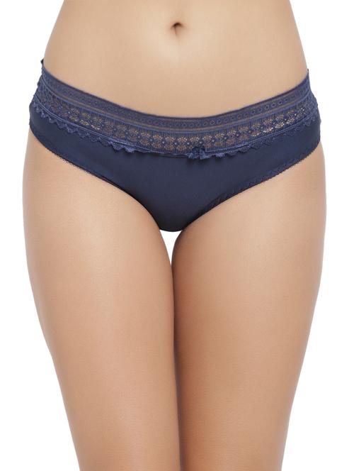 low rise lace detail bikini - 17865768 - Standard Image - 0
