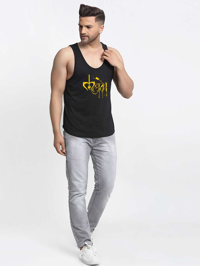 black typographic vest - 17868967 -  Standard Image - 3