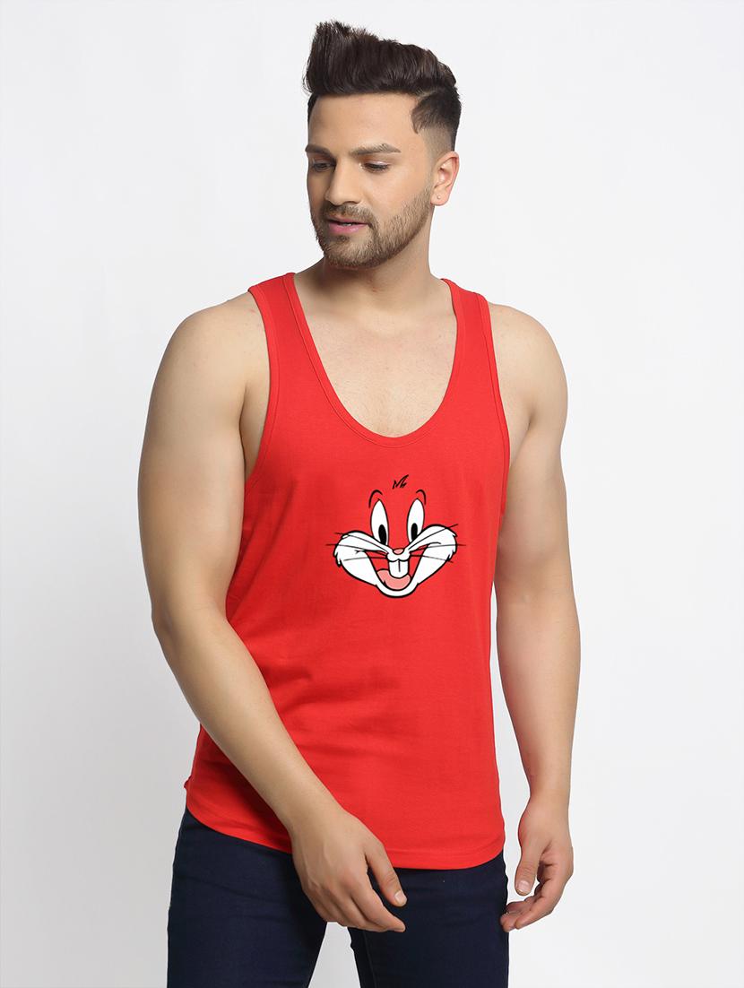 red printed vest - 17868994 - Zoom Image - 0
