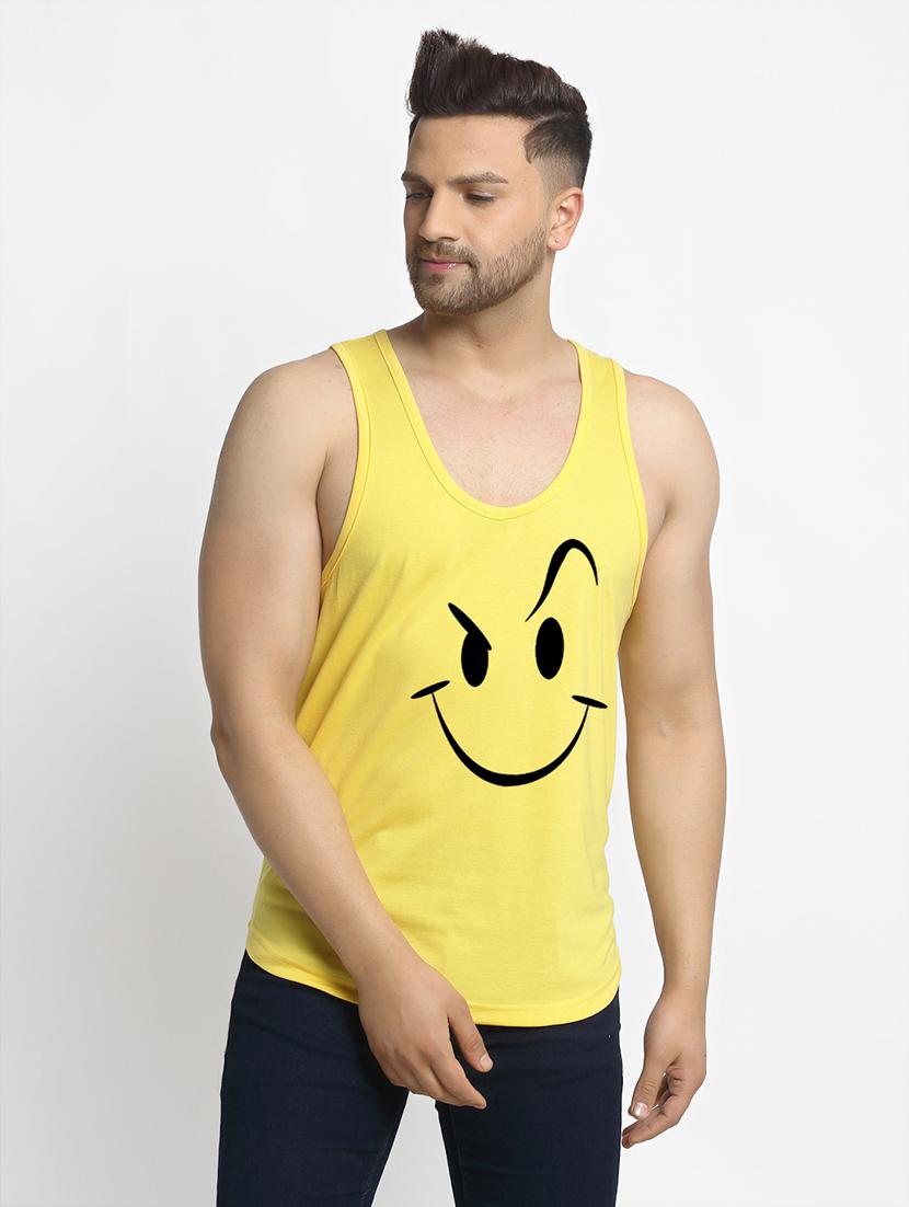 yellow printed vest - 17869006 -  Zoom Image - 0