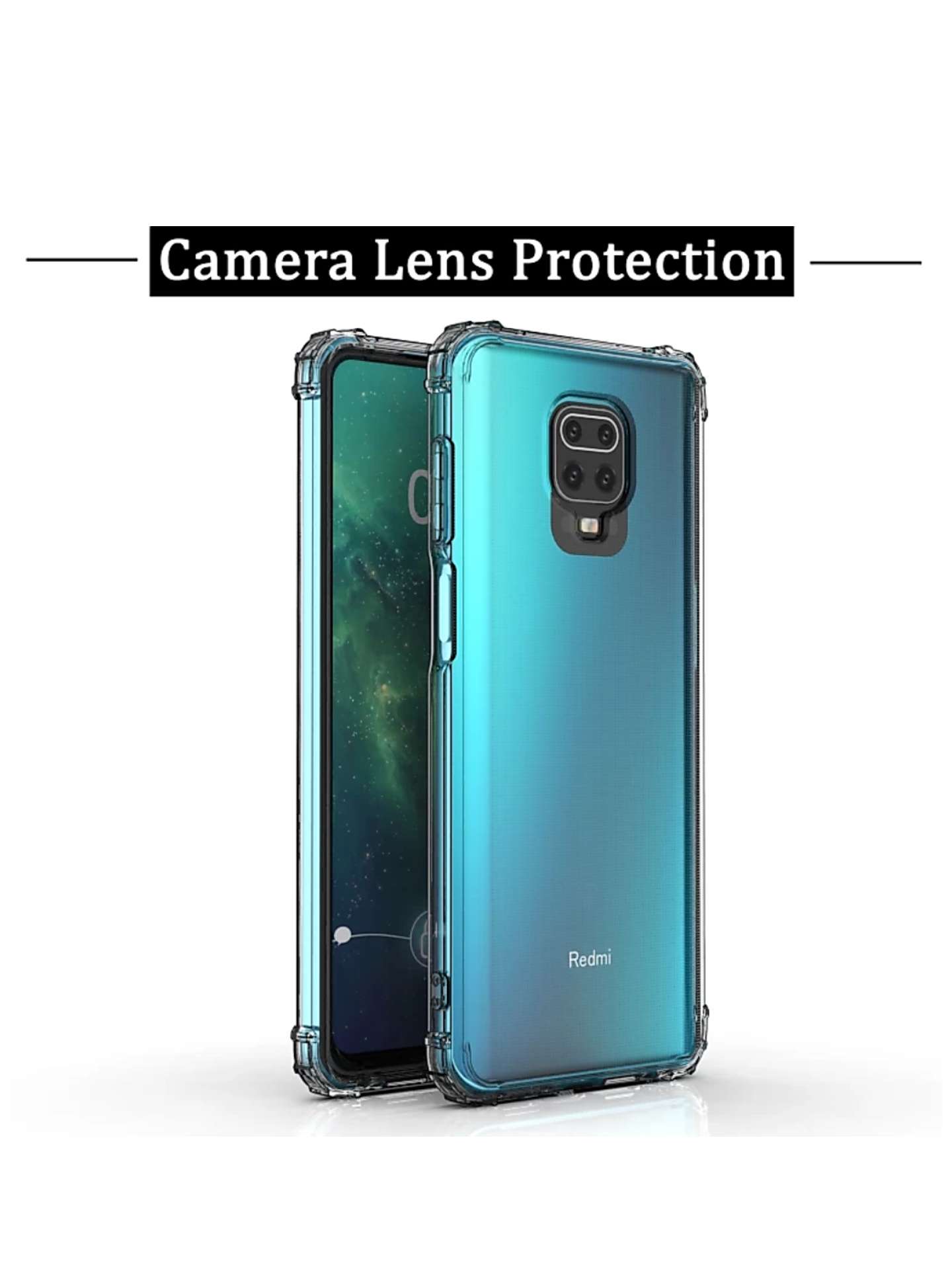 back case for redmi note pro/redmi note pro max/poco m2 pro  (flexible|transparen