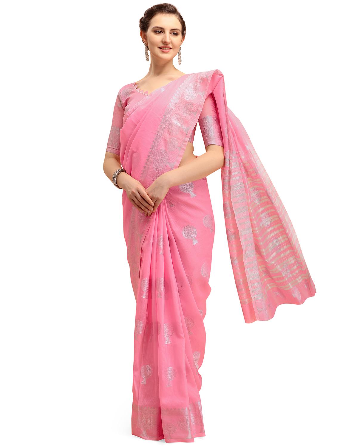 women's banarasi saree with blouse - 17870985 - Zoom Image - 0