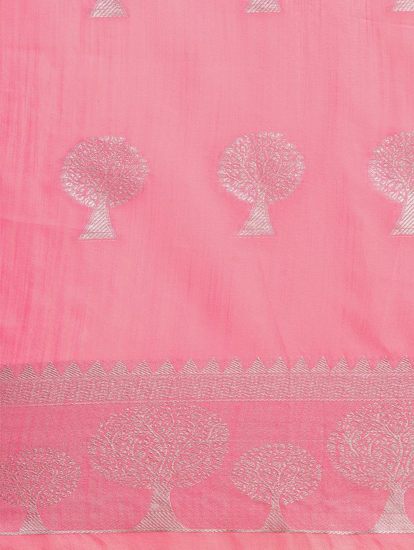 women's banarasi saree with blouse - 17870985 - Standard Image - 3
