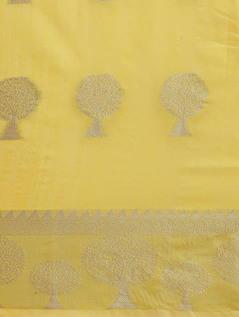 zari work banarasi saree with blouse - 17870991 - Standard Image - 3