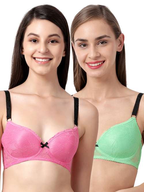 set of 2 solid t-shirt bra - 17872590 -  Standard Image - 0