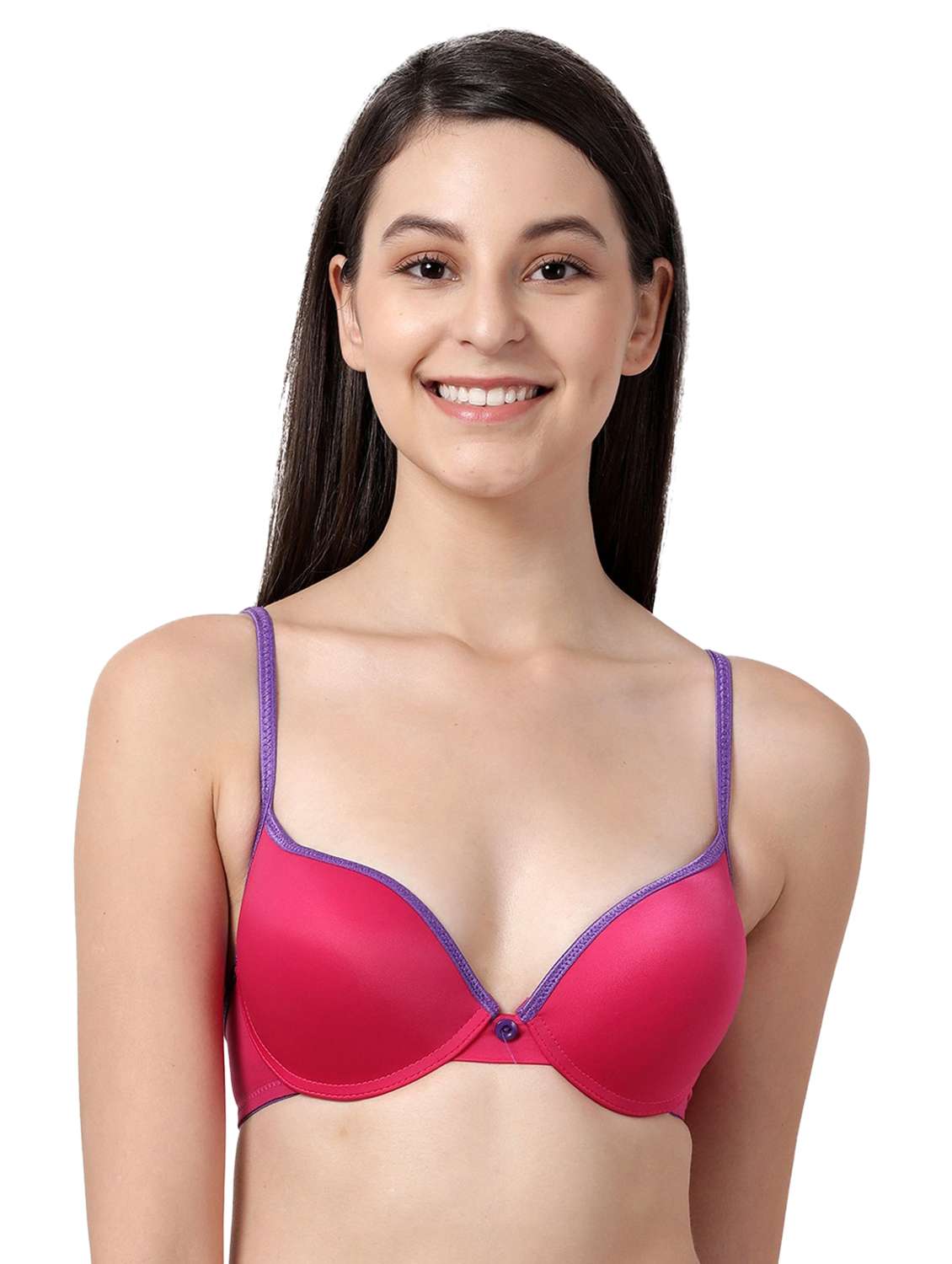set of 2 solid push up bra - 17872617 -  Standard Image - 3
