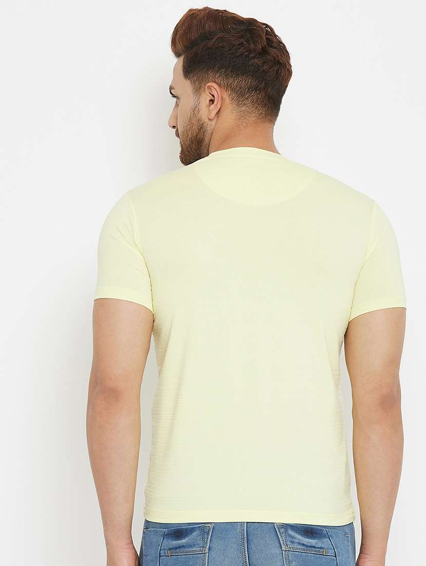 men round neck front print t-shirt - 17873137 - Standard Image - 3