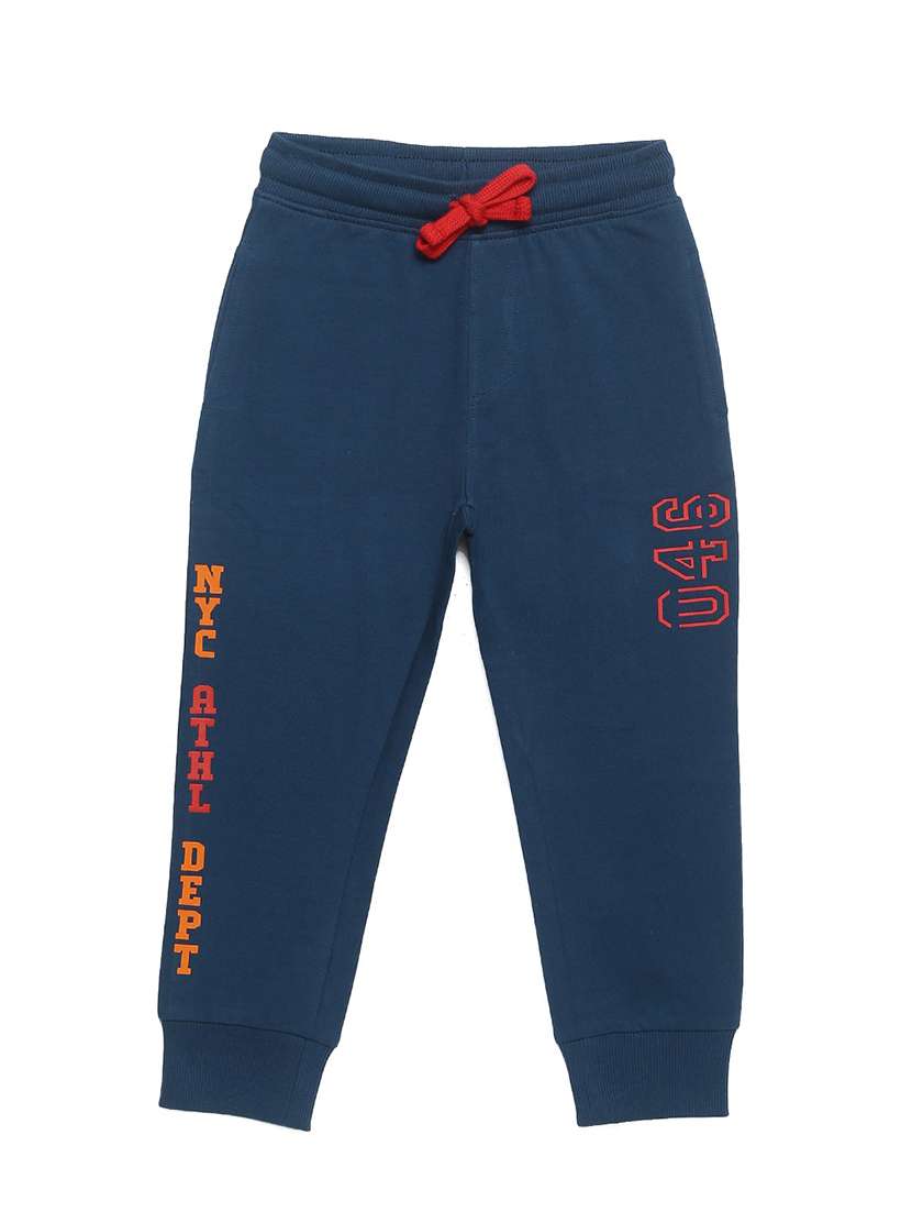 blue printed track wear