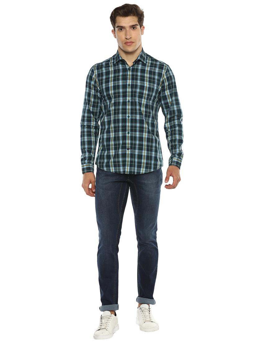 mens checks casual shirt - 17874274 - Standard Image - 3