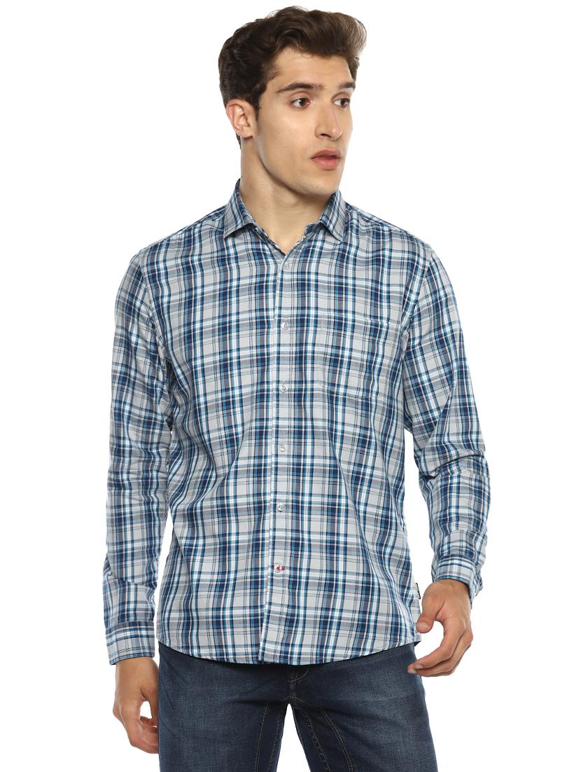 mens checks casual shirt - 17874277 - Zoom Image - 0