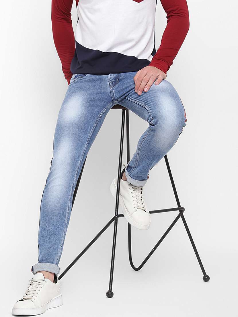 mens slim fit plain jeans - 17874815 -  Standard Image - 3
