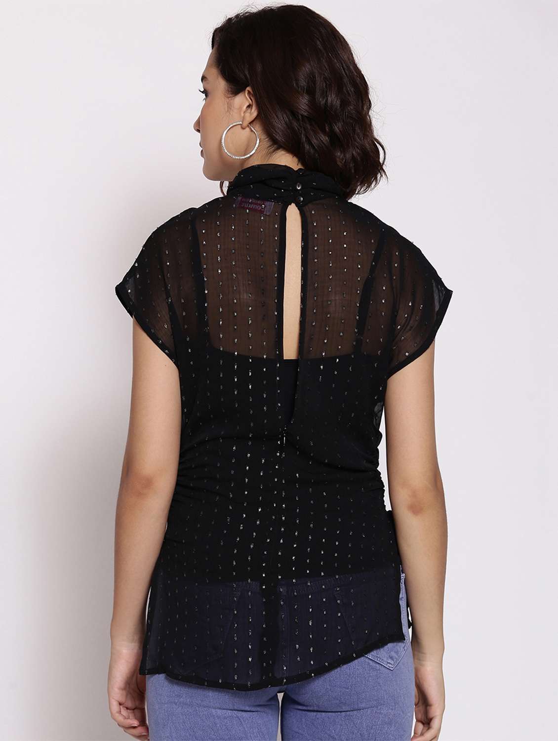 women's straight mock neck top - 17875217 -  Standard Image - 3