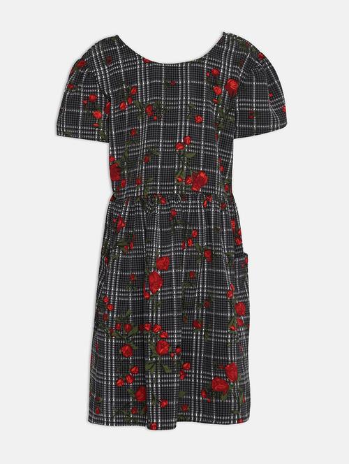 girls round neck short sleeves frock - 17875318 -  Standard Image - 0